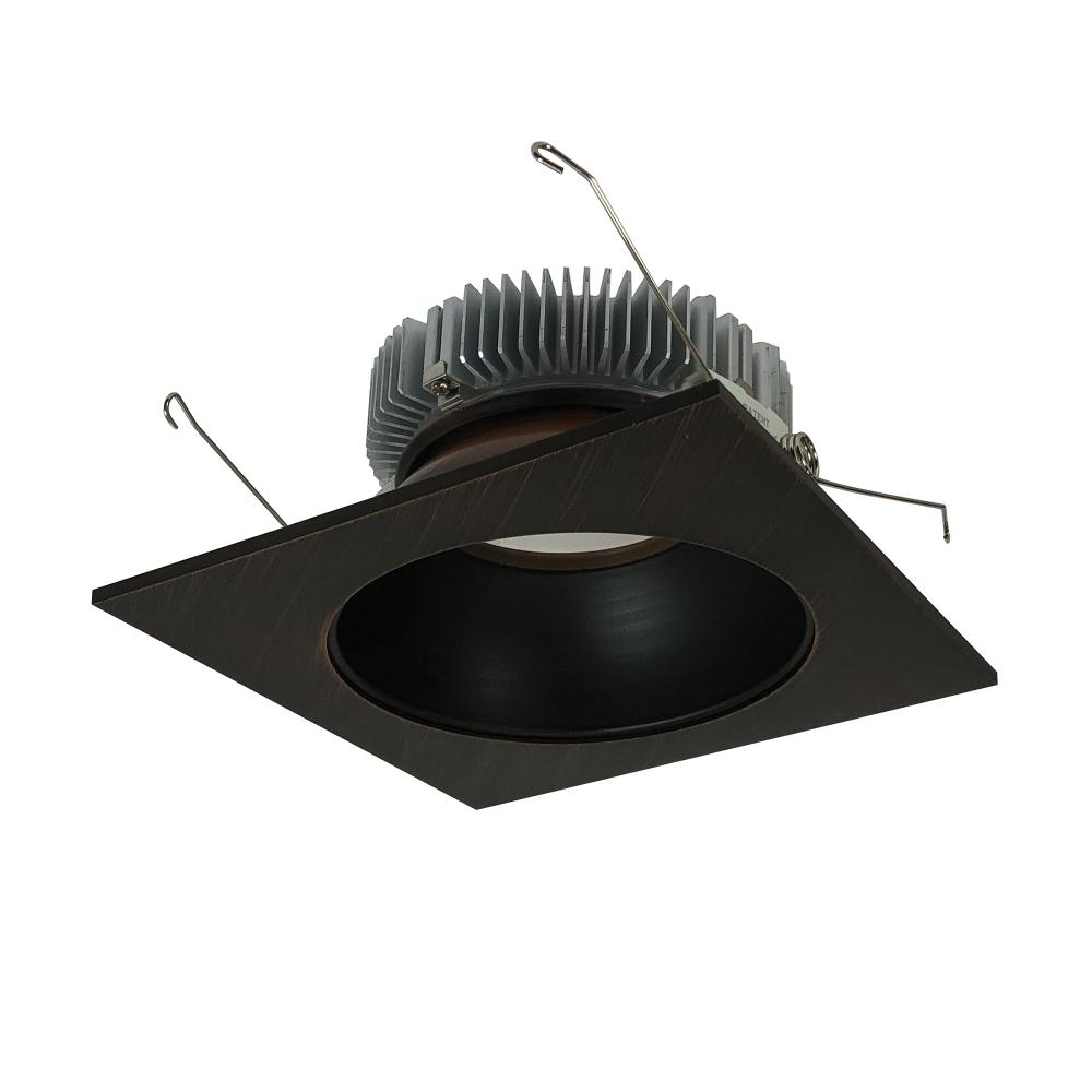 6" Cobalt Dedicated High Lumen Square/Round, 1500lm, 4000K, Bronze Reflector / Bronze Flange