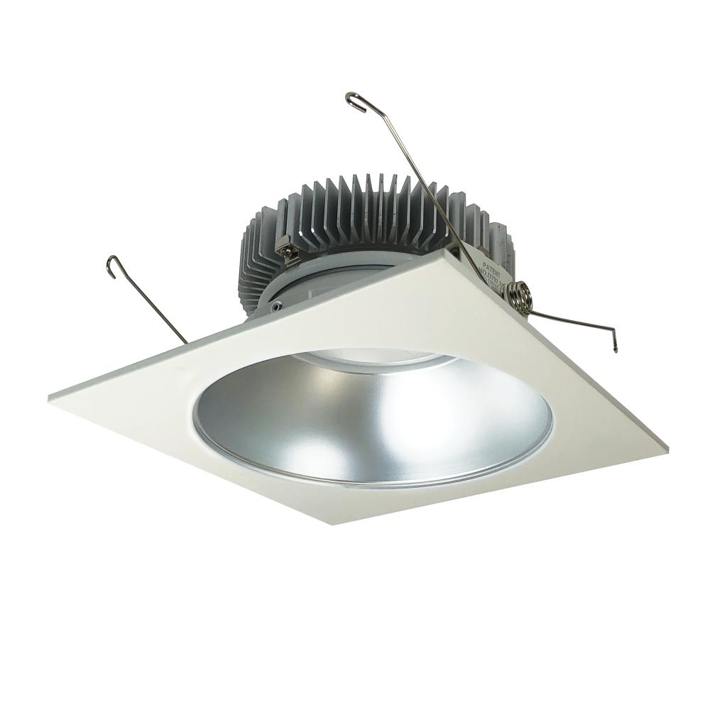 6" Cobalt Dedicated High Lumen Square/Round, 1500lm, 3500K, Diffused Clear Reflector / White