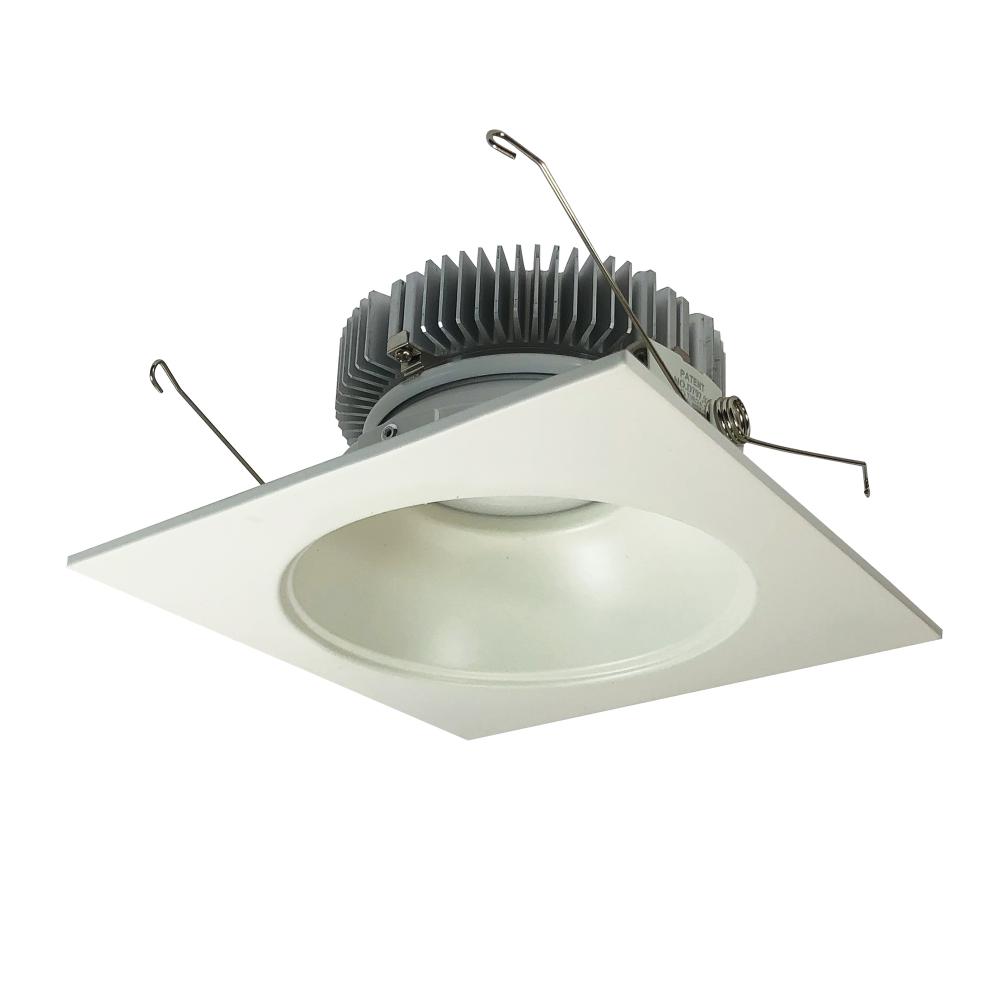 6" Cobalt Dedicated High Lumen Square/Round, 2000lm, 4000K, Matte Powder White Reflector / Matte