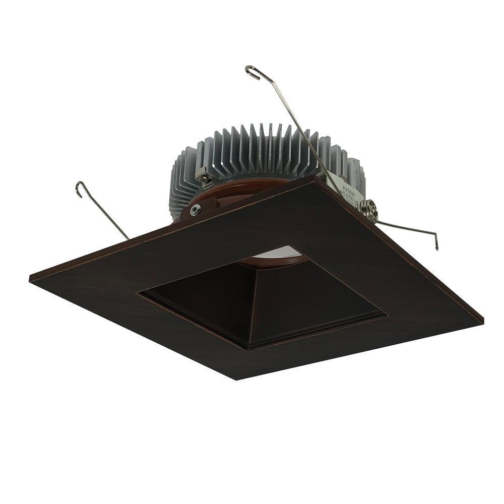 6" Cobalt Dedicated High Lumen Square/Square, 2000lm, 3500K, Bronze Reflector / Bronze Flange