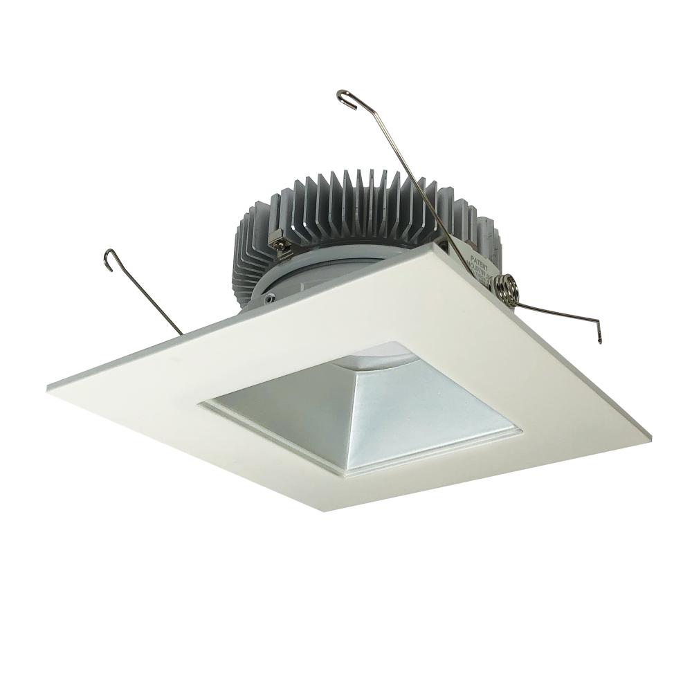 6" Cobalt Dedicated High Lumen Square/Square, 2000lm, Comfort Dim, Haze Reflector / White Flange