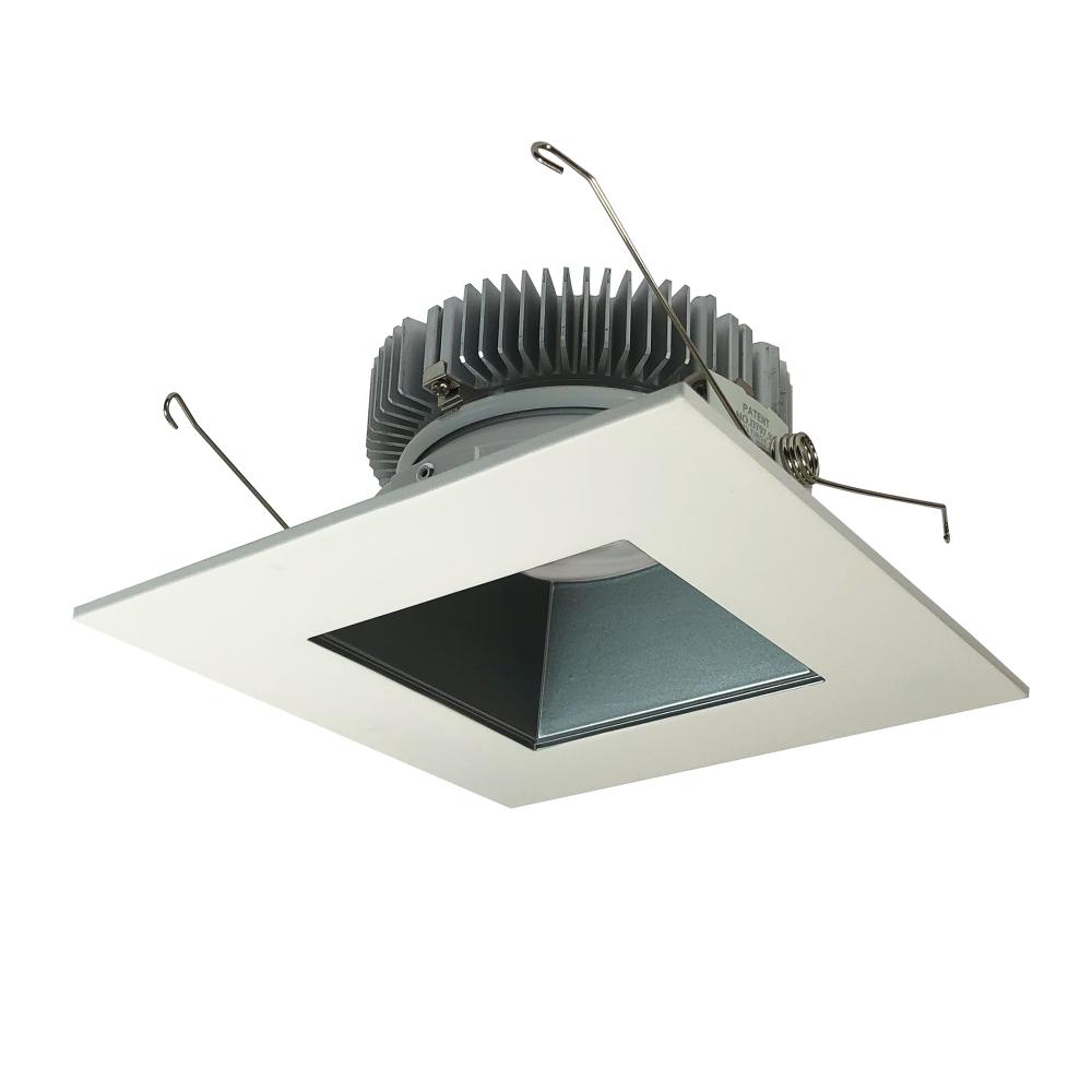 6" Cobalt Dedicated High Lumen Square/Square, 2000lm, 4000K, Pewter Reflector / White Flange