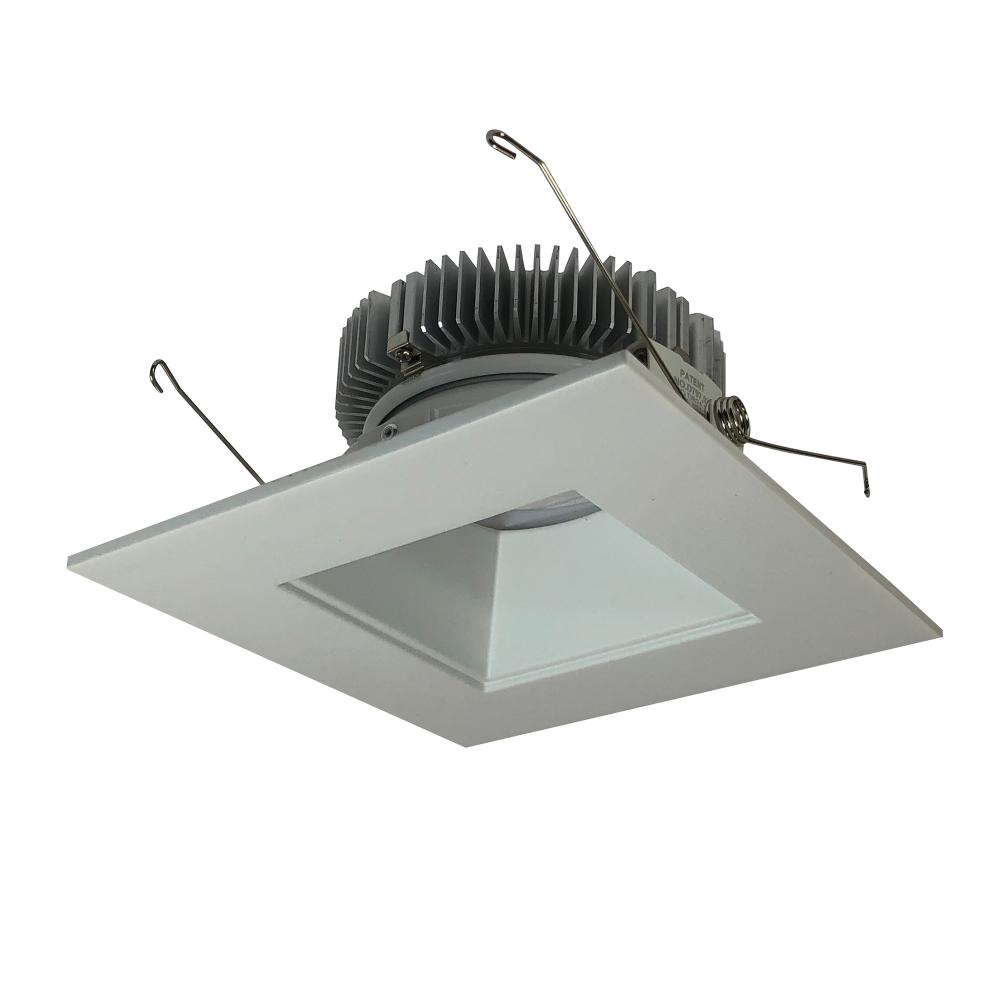 6" Cobalt Dedicated High Lumen Square/Square, 1500lm, Comfort Dim, White Reflector / White