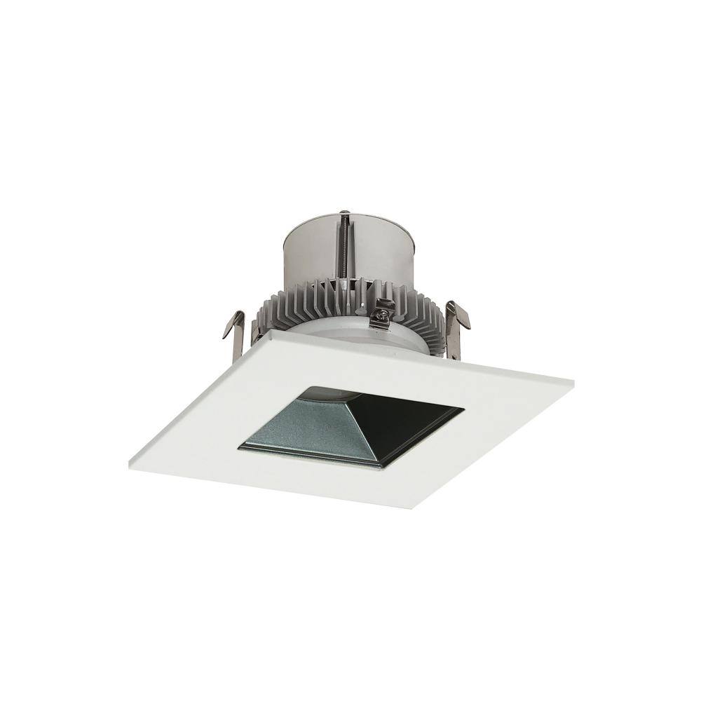 4" Cobalt Click Square Retrofit Reflector with Square Aperture, 750lm / 10W, 3000K, Pewter