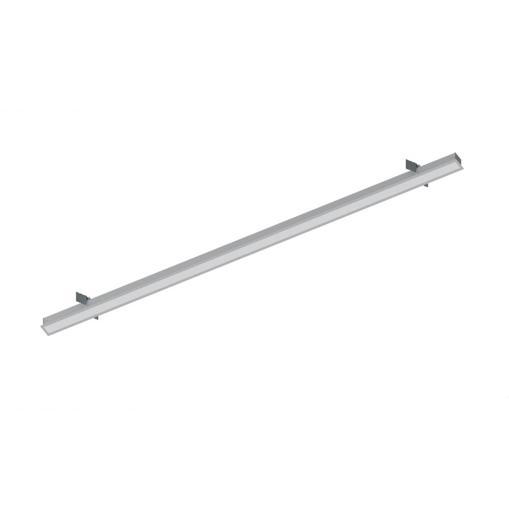 8' L-Line LED Recessed Linear, 8400lm / 3500K, Aluminum Finish