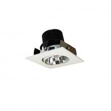 Nora NIOB-2SC35XCMPW/10 - 2" Iolite LED Square Adjustable Cone Reflector, 1000lm / 14W, 3500K, Specular Clear Reflector /