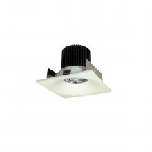 Nora NIOB-2SNB27QWW - 2" Iolite LED Square Bullnose, 10-Degree Optic, 800lm / 12W, 2700K, White Finish