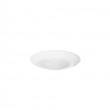 Nora NLOPAC-R4REGT2440W - 4" Regressed AC Opal LED Surface Mount, 700lm / 11W, 4000K, White finish