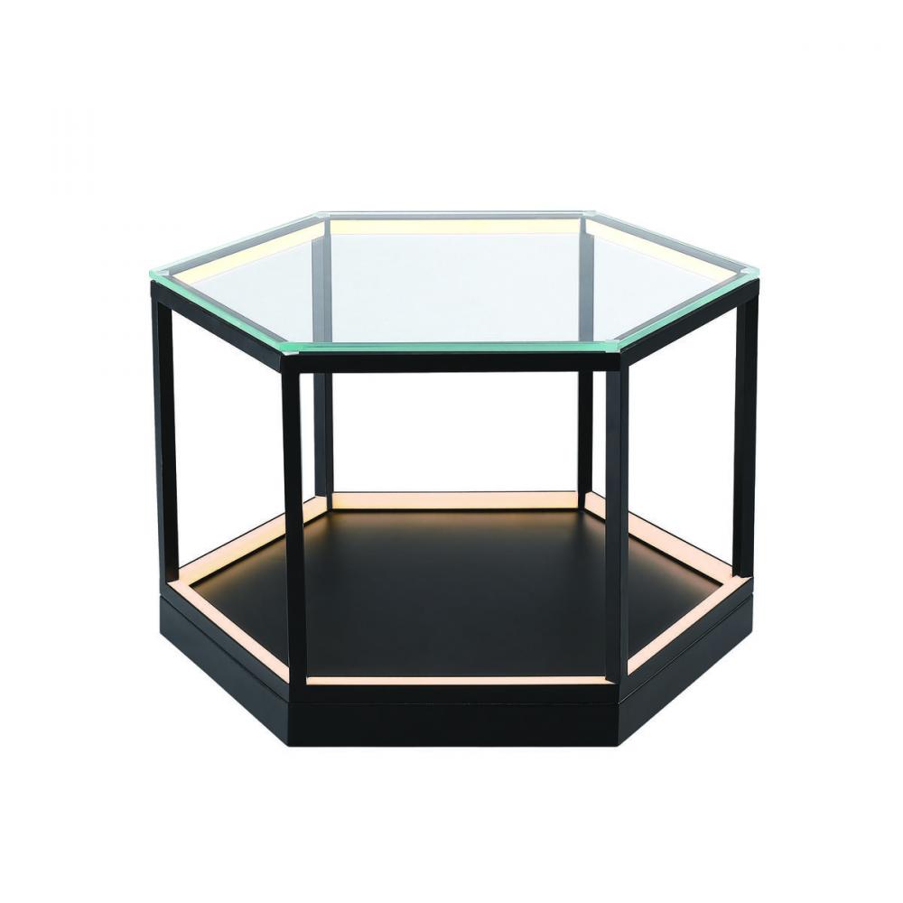 Tavola 9W LED Hexagon Table Black