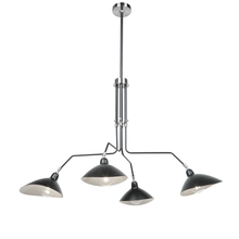 Artcraft AC11214 - Nero 4-Light Chandelier