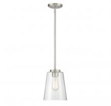 Savoy House 7-1027-1-SN - Calhoun 1-Light Pendant in Satin Nickel