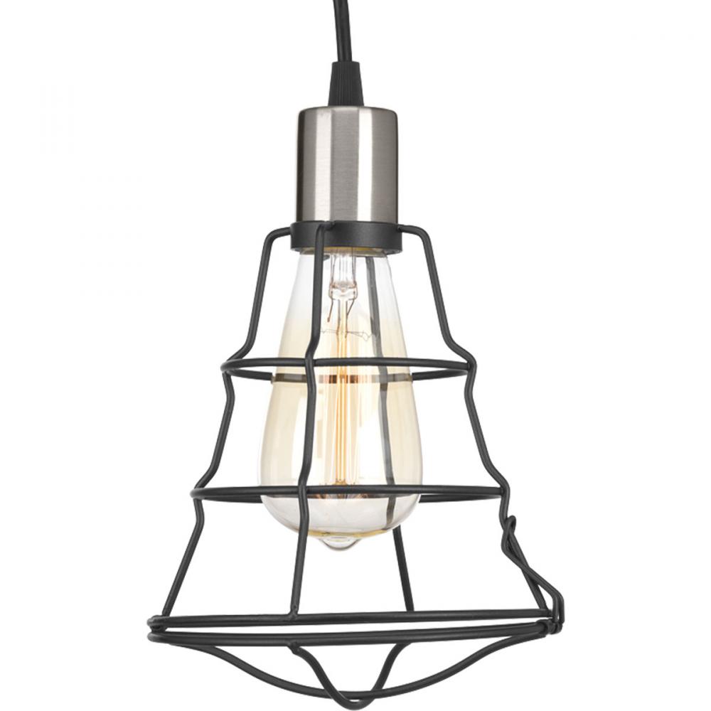 Gauge Collection One-Light Graphite Farmhouse Pendant Light