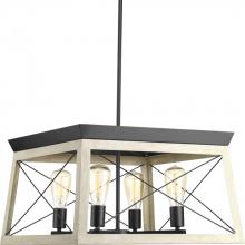 Progress P400047-143 - Briarwood Collection Four-Light Graphite Coastal Chandelier Light