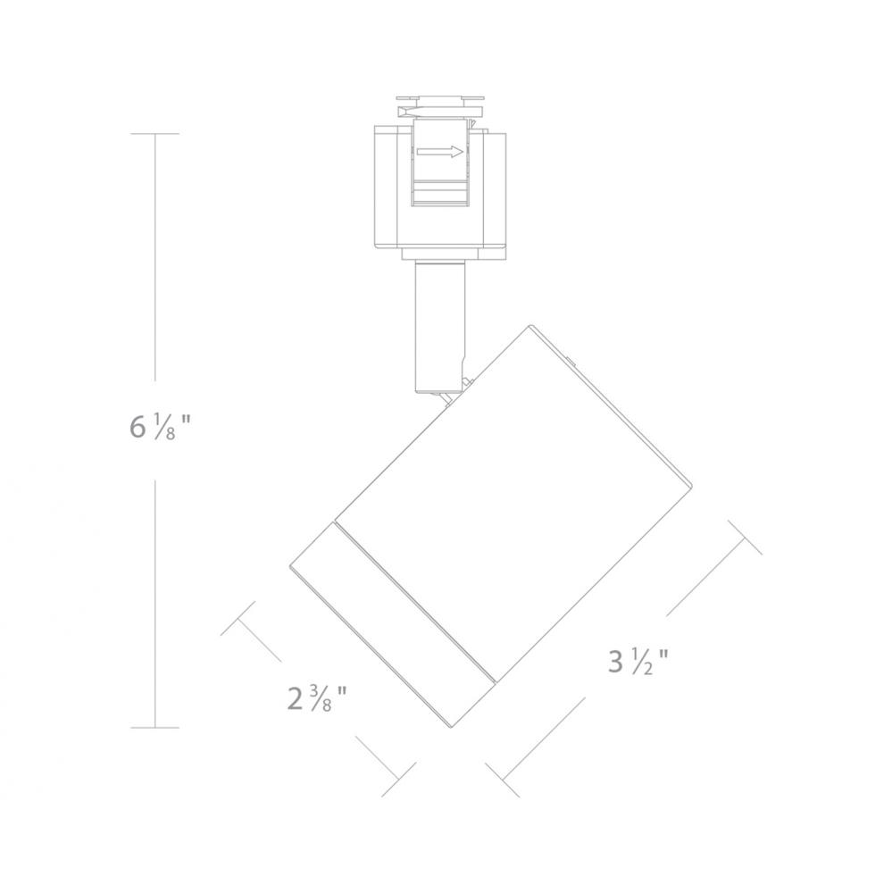 Ocularc 7012 - 5CCT Track Luminaire