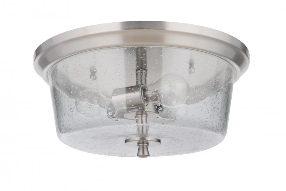 Tyler 3 Light Flushmount in Brushed Polished Nickel