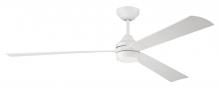 Craftmade STL60W3 - 60" Sterling in White w/ White Blades