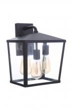 Craftmade ZA4624-MN - Olsen 3 Light Medium Outdoor Wall Lantern in Midnight