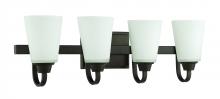 Craftmade 41904-ESP - Grace 4 Light Vanity in Espresso