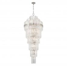 Crystorama HAY-1419-PN - Hayes 31 Light Polished Nickel Chandelier