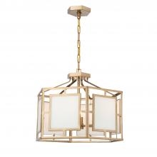 Crystorama HIL-995-VG - Libby Langdon Hillcrest 6 Light Vibrant Gold Chandelier