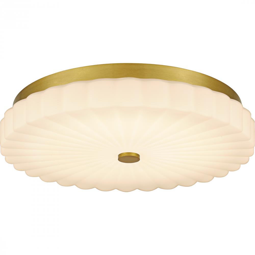 Cherbury Brushed Gold Flush Mount