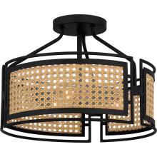 Quoizel PYA1714MBK - Priya Semi-Flush Mount