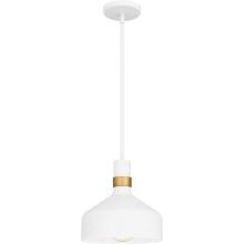 Quoizel QPP6804W - Arbor 1-Light Matte White Mini Pendant