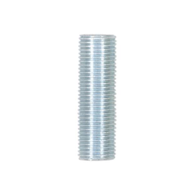 1/8 IP Steel Nipple; Zinc Plated; 7/8" Length; 3/8" Wide