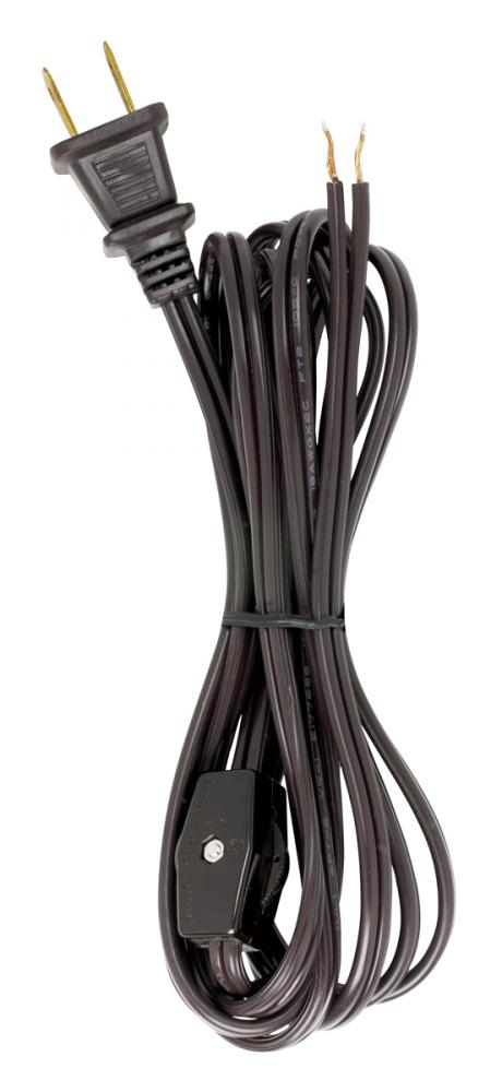 8 Ft. Cord Sets with Line Switches All Cord Sets - Molded Plug Tinned tips 3/4" Strip with