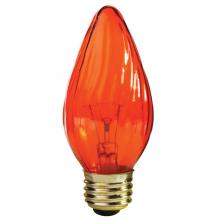 Satco Products Inc. S3366 - 25 Watt F15 Incandescent; Amber; 1500 Average rated hours; Medium base; 120 Volt