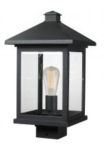 Z-Lite 531PHBS-BK - 1 Light Outdoor Post Mount Fixture