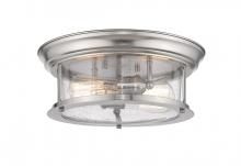 Z-Lite 727F13-BN - 2 Light Flush Mount