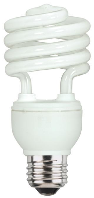 18W Mini-Twist CFL Daylight E26 (Medium) Base, 120 Volt, Box, 4-Pack