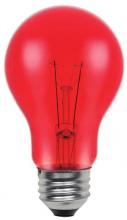 Westinghouse 344600 - 25W A19 Incandescent Transparent Red E26 (Medium) Base, 120 Volt, Box