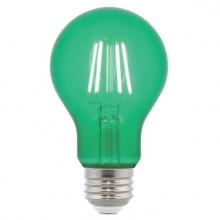 Westinghouse 5331000 - 4.5W A19 Filament LED Green E26 (Medium) Base, 120 Volt, Box