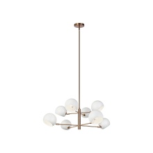 Matteo Lighting C31708MWAG - Orb Matte White Pendant