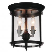 CWI LIGHTING 9809C10-3-109 - Desire 3 Light Cage Flush Mount With Oil Rubbed Bronze Finish