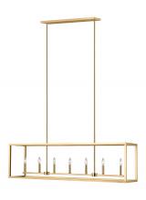 Generation Lighting 6634507-848 - Long Seven Light Island Pendant