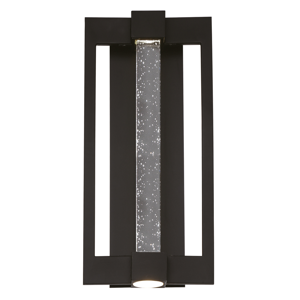 HANSON,OUTDR,LED SCONCE,LG,BLK