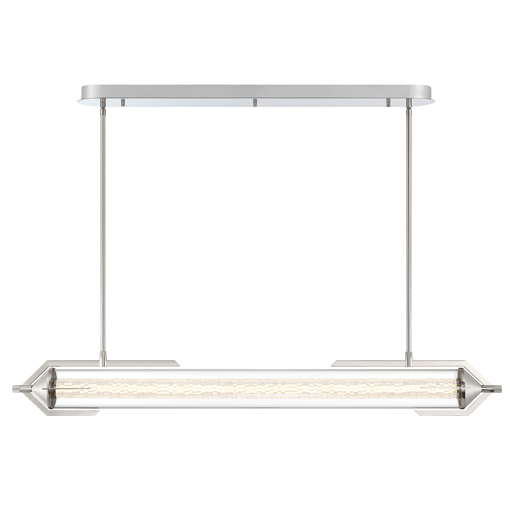 Espada 1 Light Chandelier in Polished Nickel