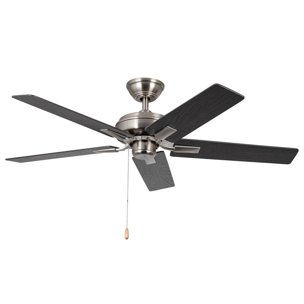 Erikson 52-in Brushed Nickel FAN Ceiling Fan