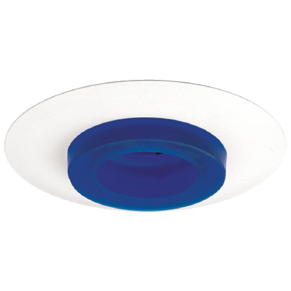 DISCON 6"  LV BLUE GLAS TRM