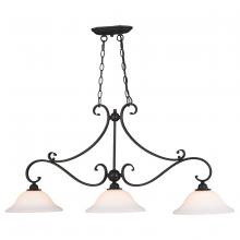 Vaxcel International H0259 - Monrovia 3 Light Linear Chandelier Oil Rubbed Bronze