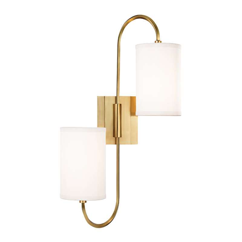 2 LIGHT WALL SCONCE