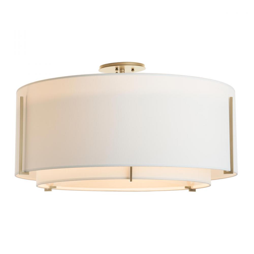 Exos Large Double Shade Semi-Flush