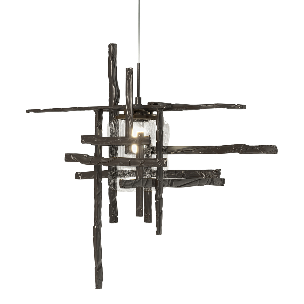 Tura Seeded Glass Low Voltage Mini Pendant