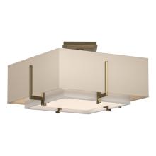 Hubbardton Forge 126507-SKT-86-SF1205-SA1605 - Exos Square Small Double Shade Semi-Flush