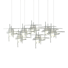 Hubbardton Forge 131096-SKT-LONG-82-YC0305 - Tura 7-Light Frosted Glass Pendant