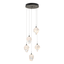 Hubbardton Forge 131137-SKT-STND-20-WP0754 - Chrysalis 5-Light Small Crystal Pendant