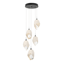 Hubbardton Forge 131138-SKT-STND-10-WP0755 - Chrysalis 5-Light Large Crystal Pendant